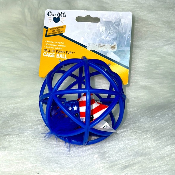 Our Pets Cat Our Pets Trapped Mouse Ball Of Furry Fury Cat Toynwt